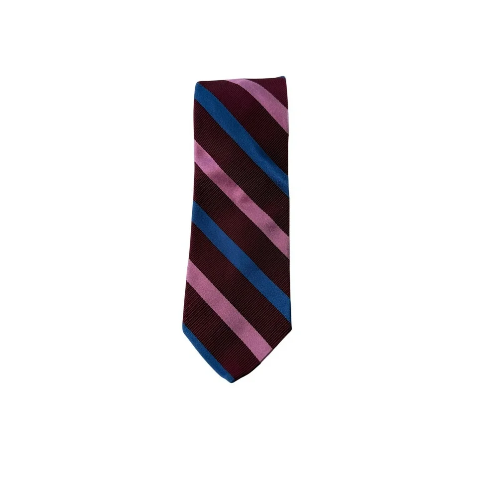 Brooks Brothers Makers & Merchants‎ Striped Silk Necktie Mens